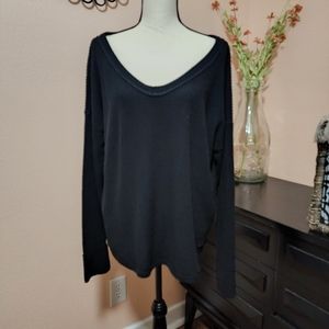 Hollister Long Sleeve, Off The Shoulder Swing Top, Large